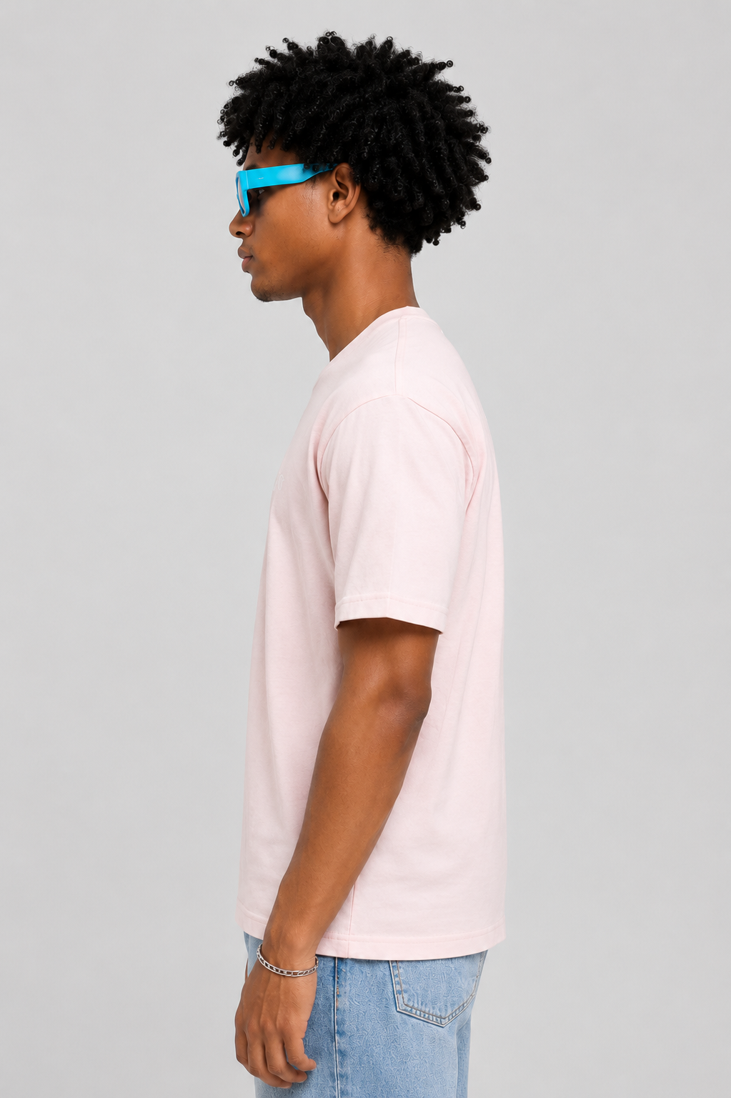 COLUMNN White Script Tee
