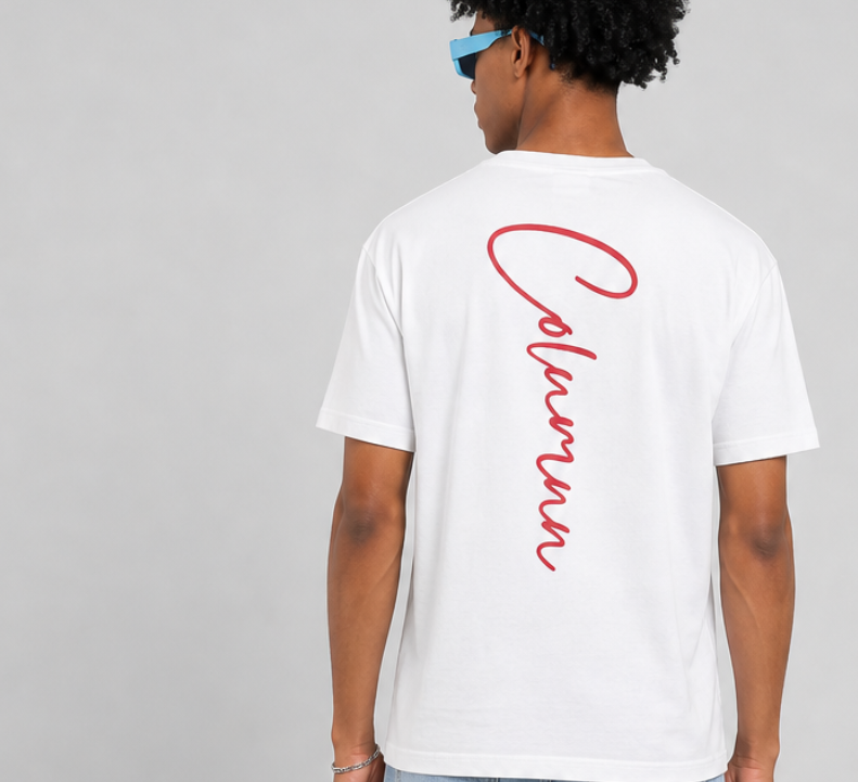 COLUMNN Red Script Tee