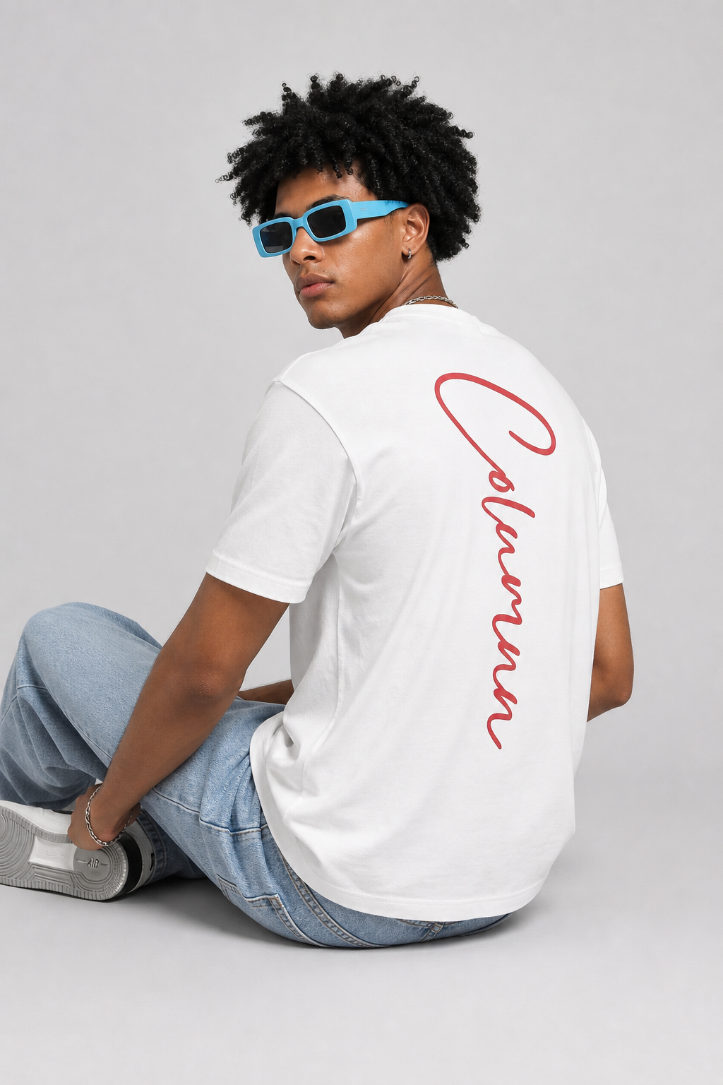 COLUMNN Red Script Tee