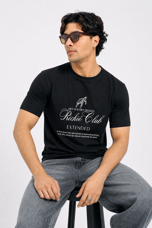 COLUMNN Richie Heritage Tee-Black
