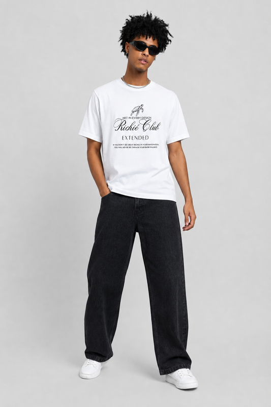 COLUMNN Richie Heritage Tee-White(Regular fit)
