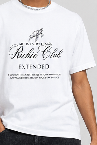 COLUMNN Richie Heritage Tee-White(Regular fit)